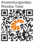 Preview: Schneider SET Ampelschirm Rhodos Twist 300x300cm natur + Ständer + Hülle